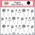 Carta Bella Stencil 6" (15 cm) -  Stencil - Wildflower Stems Flora No. 6 (1 csomag)