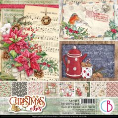   Ciao Bella Scrapbook papírkészlet 8" (20 cm) - Christmas Vibes - Paper Pad (12 lap)