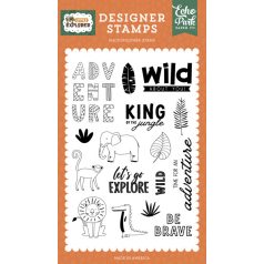   Echo Park Szilikonbélyegző - Clear Stamps - Wild About You Little Explorer (1 db)