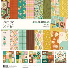   Simple Stories Scrapbook papírkészlet 12" (30 cm) - Collection Kit - Trail Mix (1 csomag)