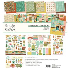   Simple Stories Scrapbook papírkészlet 12" (30 cm) - Collector's Essential Kit - Trail Mix (1 csomag)