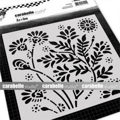   Carabelle Studio Stencil 6" (15 cm) - Mehendi Floral - Stencil Square (1 db)