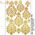 Dress My Craft Transzfer fólia A4 - 3D Gold Damask #2 - Transfer Me (1 db)