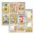 Stamperia Scrapbook papír 12" (30 cm) - Sunflower Art - 6 Cards - Paper Sheets (1 ív)