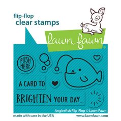   Lawn Fawn Szilikonbélyegző LF2010 - Anglerfish Flip-Flop - Clear Stamps (1 csomag)