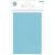 Craft Consortium Csillámos karton A4 - Sky Blue - The Essential Glitter Card (10 lap)