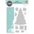 SIZZIX vágósablon, domborító mappával 666467 - Folder Sparkle Tree - Thinlits Die Set & Textured Impressions (1 csomag)