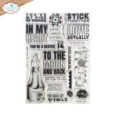   Szilikonbélyegző - A5 - Let's Stick Together - ECD Clear Stamps (1 csomag)