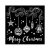 Stamperia Vastag stencil 18x18 cm - Christmas - Merry Christmas Bells - Thick Stencil  (1 db)