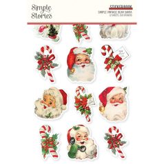   Simple Stories Matrica  - Sticker Book - Simple Vintage Dear Santa (12 ív)