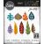 SIZZIX vágósablon 666380 - Artsy Leaves - Tim Holtz - Thinlits Die Set  (1 csomag)