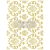 Re-Design with Prima Transzfer fólia 18"X24" - Gold Foil Kacha House of Damask - Decor Transfers (1 csomag)