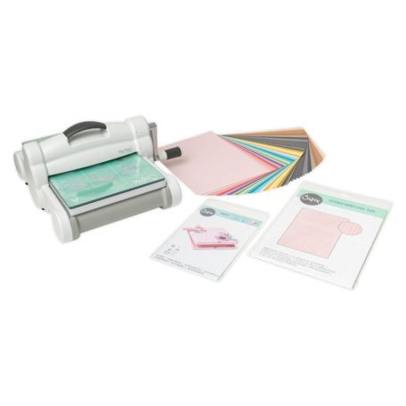 Sizzix Big Shot Plus A4 Vágó- és domborítógép - Új Indulókészlet! - Sizzix Big Shot Starter Kit (1 csomag)