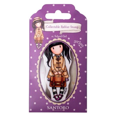 Gorjuss Gumibélyegző - School Girl - B - Cling Stamp S (1 db)