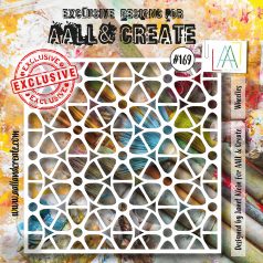 AALL & CREATE Stencil 6" (15 cm) - Wheelies (1db)