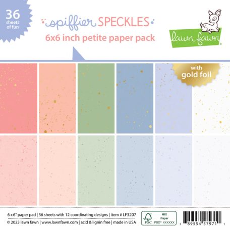 Papírkészlet 6" (15 cm), spiffier speckles / Single-Sided Petite Paper Pack (36 lap)