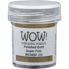   Wow! Domborítópor - 15ml Super fine - Polished Gold - Wow! Metallic Colours Embossing Powder (1 db)