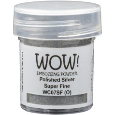   Wow! Domborítópor - 15ml Super fine - Polished Silver - Wow! Metallic Colours Embossing Powder (1 db)