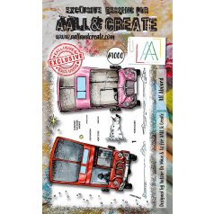   AALL & CREATE Szilikonbélyegző A6 - All Aboard - Stamp Set (1 db)