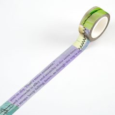   AALL & CREATE Dekorációs ragasztószalag 20 mm - Paper Stitches - Washi Tape (1 db)