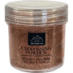   Stamperia Domborítópor - Sparkling Antique Gold - Create Happiness - Embossing Powder (1 db)