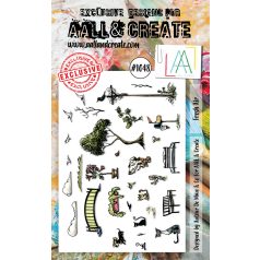   AALL & CREATE Szilikonbélyegző A6 - Fresh Air - Stamp Set (1 db)