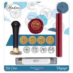   Aladine Viaszpecsét készlet - Utazás - Voyage Fr - Wax Kit (1 db)