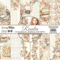   ScrapBoys Scrapbook papírkészlet 8" (20 cm) - Rosalia - Paper Pad (12 lap)