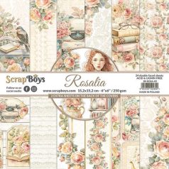   ScrapBoys Scrapbook papírkészlet 6" (15 cm) - Rosalia - Paper Pad (24 lap)