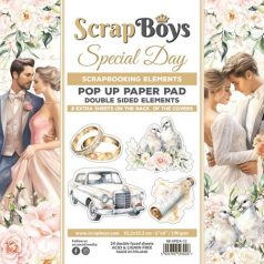   ScrapBoys Kivágóív készlet 6" (15 cm) - Special Day - Pop Up (24 lap)