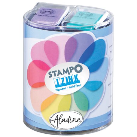 Aladine Tintapárna készlet - Pigment Pastel - Stampo Izink  (10 db)