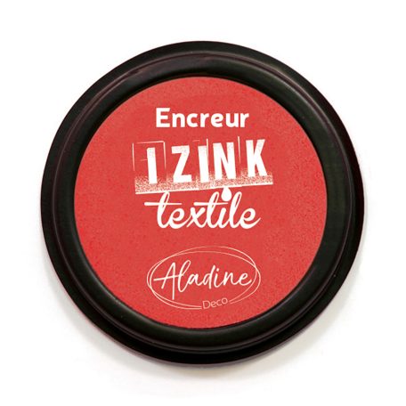 Aladine Textil Tintapárna - Piros / Santal Red - Izink Textile (1 db)