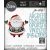 SIZZIX vágósablon 666338 - Santa Greetings - Tim Holtz - Thinlits Die Set  (1 csomag)