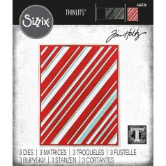   SIZZIX vágósablon 666336 - Layered Stripes - Tim Holtz - Thinlits Die Set  (1 csomag)