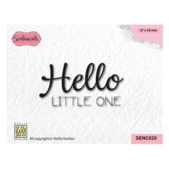   Nellie's Choice Szilikonbélyegző - Hello Little One - Clear Stamps (1 csomag)