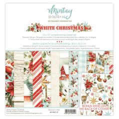   Mintay Papers MINI Papírkészlet 12" (30 cm) - White Christmas (6 lap)