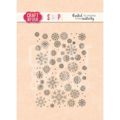   Craft & You Szilikonbélyegző - Snowflakes - Clear Stamps (1 db)