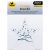 Studio Light Stencil - Christmas star Essentials nr.216 - Mixed Media Stencils (1 db)