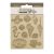 Stamperia Chipboard 14x14 cm - Songs of the Sea - Shells and fish - Stamperia Decorative Chips (1 ív)