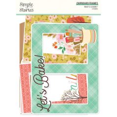   Simple Stories Chipboard  - Chipboard Frames - What's Cookin' ? (1 csomag)