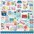 Carta Bella Matrica 12" (30 cm) - Cardstock Stickers - Happy Crafting (1 ív)