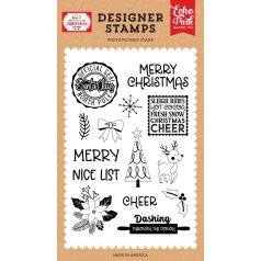   Echo Park Szilikonbélyegző  - Clear Stamps - Have A Holly Jolly Christmas (1 db)