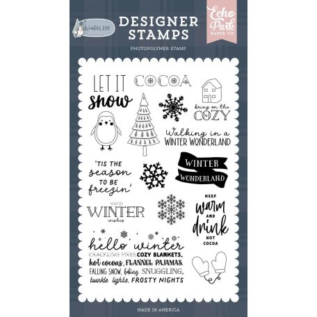 Echo Park Szilikonbélyegző  - Clear Stamps - Winterland (1 db)