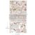 ReDesign with Prima Decoupage papír 19"X30" - Shabby Chic Sheets - Découpage Décor Tissue Paper (1 csomag)