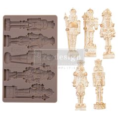   Limited Edition ReDesign with Prima Öntőforma - Wooden Nutcracker - Décor Mould (1 db)