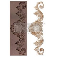   Redesign with Prima Öntőforma 3″X10″ - Lavish Swirls - Kacha Décor Mould (1 db)