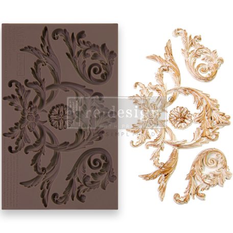 Redesign with Prima Öntőforma 5″X8″ - Kacha Majestic Flourish - Décor Mould (1 db)