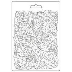   Stamperia Öntőforma A5 - Woodland - leaves pattern - Soft Mould (1 db)