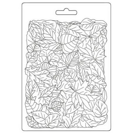 Stamperia Öntőforma A5 - Woodland - leaves pattern - Soft Mould (1 db)