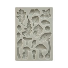   Stamperia Szilikon öntőforma A5 - Woodland - mushrooms - Silicon Mould (1 db)